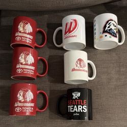 Portland Winterhawks Coffee Mug Collection Lot of 7