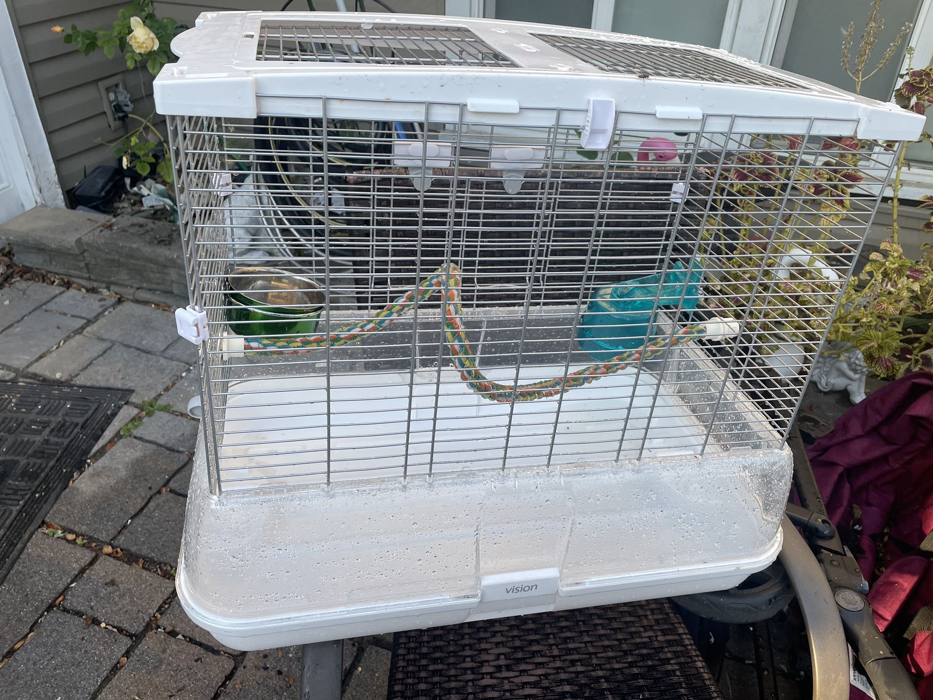 Pet Carrion Cage For A Bird