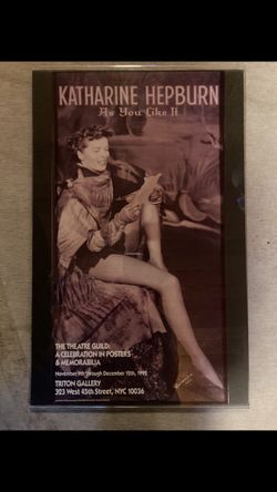 Vintage Katharine Hepburn Poster