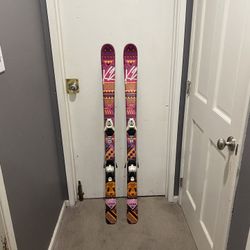 Skis with Bindings - Size 136cm