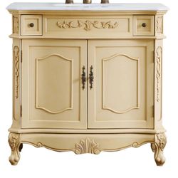 Elegant Lighting Danville 36" Free Standing Single Basin Vanity