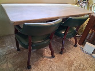 Table and chairs