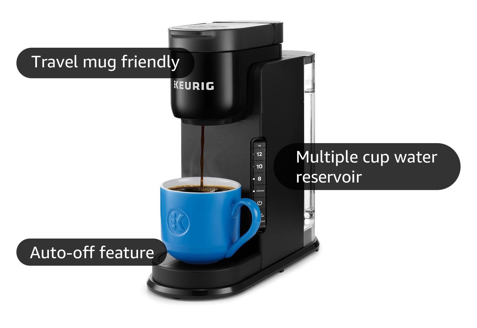 Keurig K Express Single Serve K Cup Pod Coffee Maker, Brew Sizes