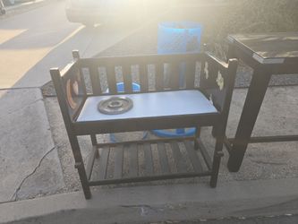 Runner table, co-sleep crib, large kerplunk game