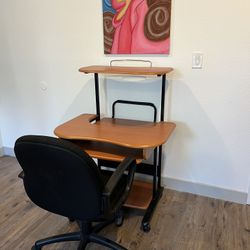 Computer Office Desk With Chair