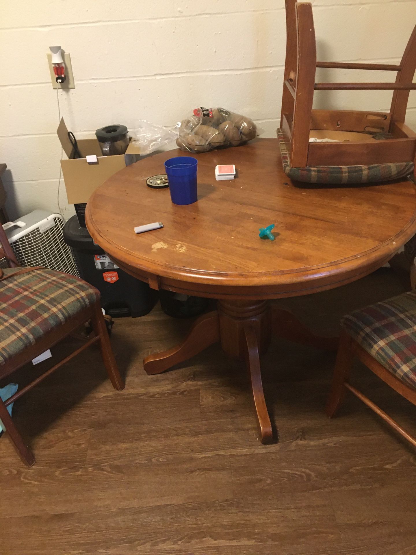 Couches and table