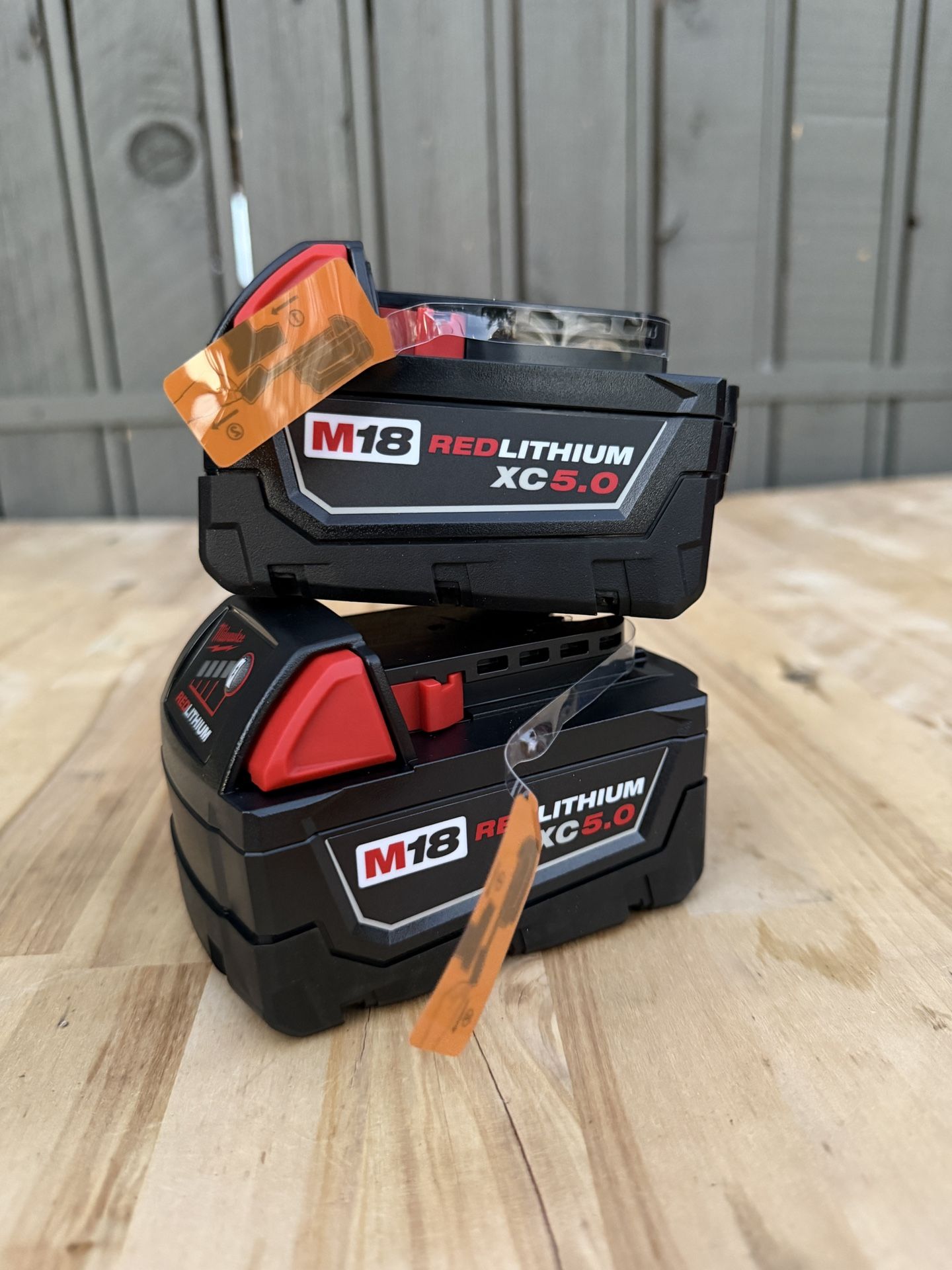 Milwaukee M18 18-Volt Lithium-lon XC Starter Kit with Two 5.0Ah Batteries and Charger