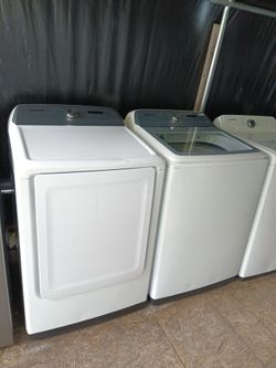 Samsung top load washer and dryer set 📌 both works good 💯
