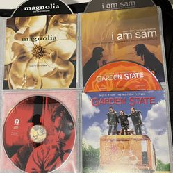 Movie Soundtracks. 6 CDs Forrest Gump, Basketball Dairies, Garden State, Magnolia And I Am Sam