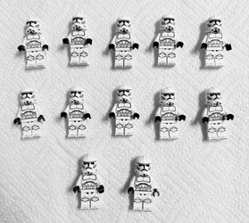 Lot of 12 Lego Star Wars Phase 2 Clone Troopers
