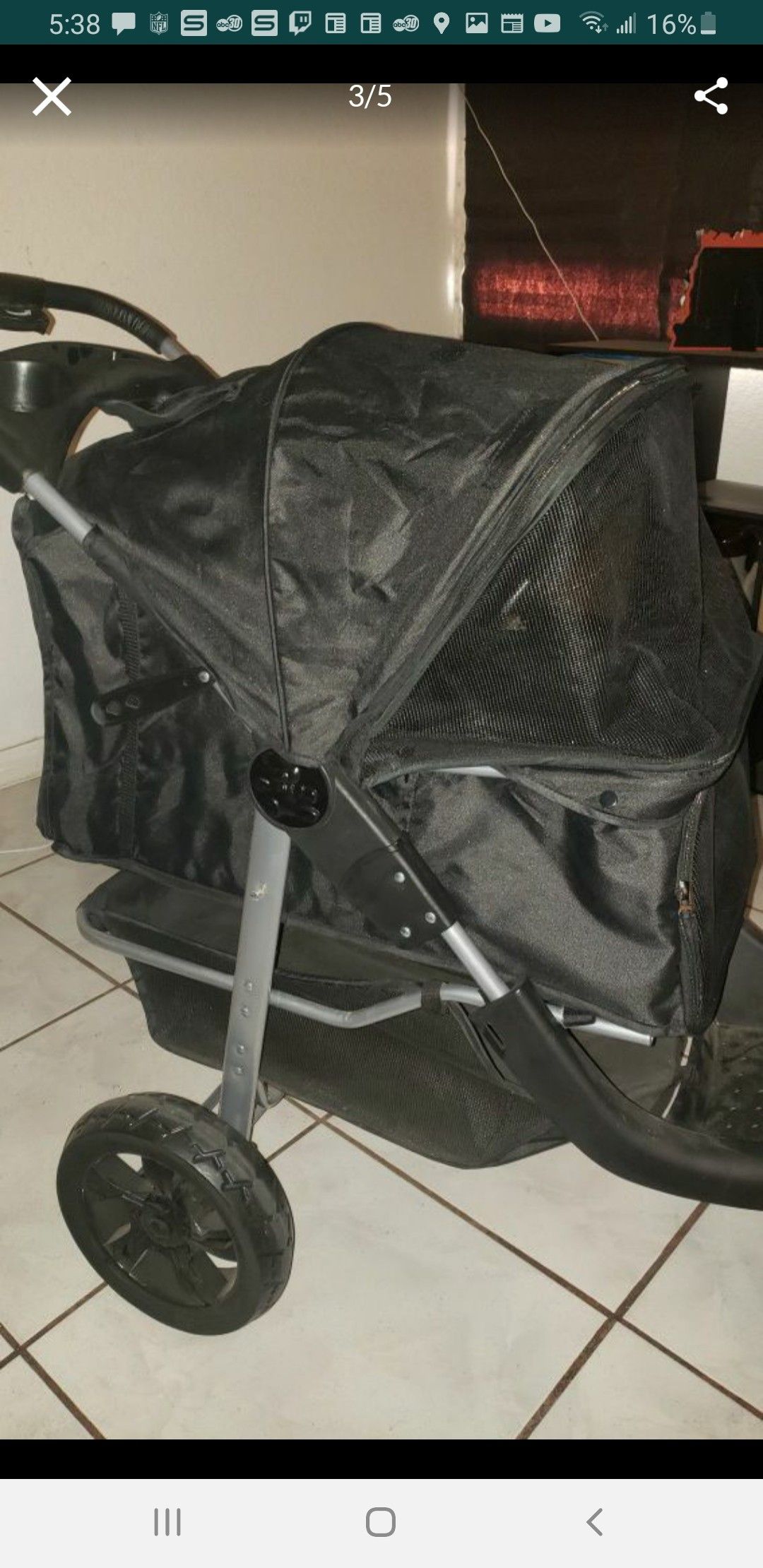 *Doggie stroller*