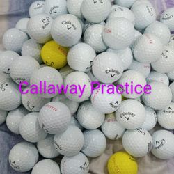 100 Used Callaway Practice Balls In Good Condition 