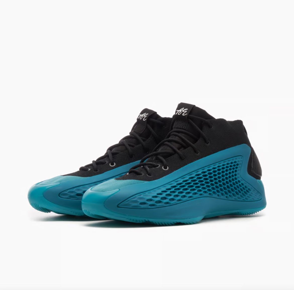 Adidas AE1 Anthony Edwards Basketball Shoes Kids Arctic Fusion IF1884 Size 