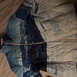 Tommy Hilfiger Puffer Jacket Blue Mountain