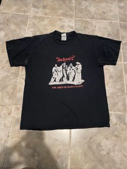 Beherit- Oath Of Black Blood Vintage 2000s SZ M Metal T-Shirt Distressed Faded