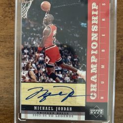 Michael Jordan Auto Autograph Read Description 