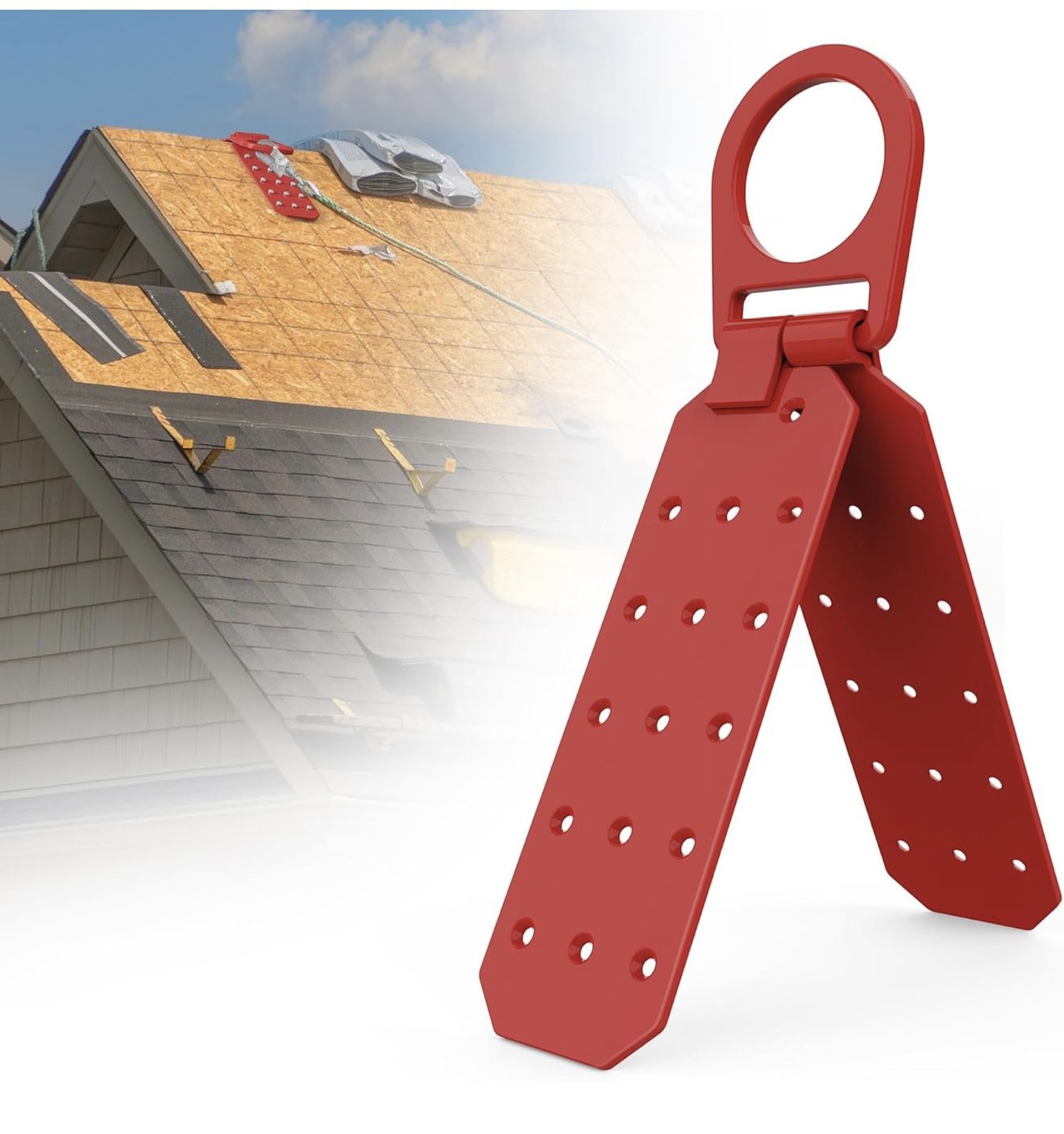 Reusable Roof Anchor | Alloy Steel Fall Protection Anchor | High Stength D-ring Roofing Anchor | Temporary Roof Anchor for Industrial & Construction U