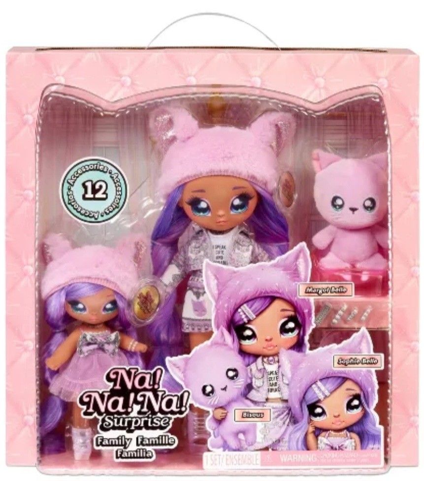 Na! Na! Na! Surprise Lavender Kitty Family