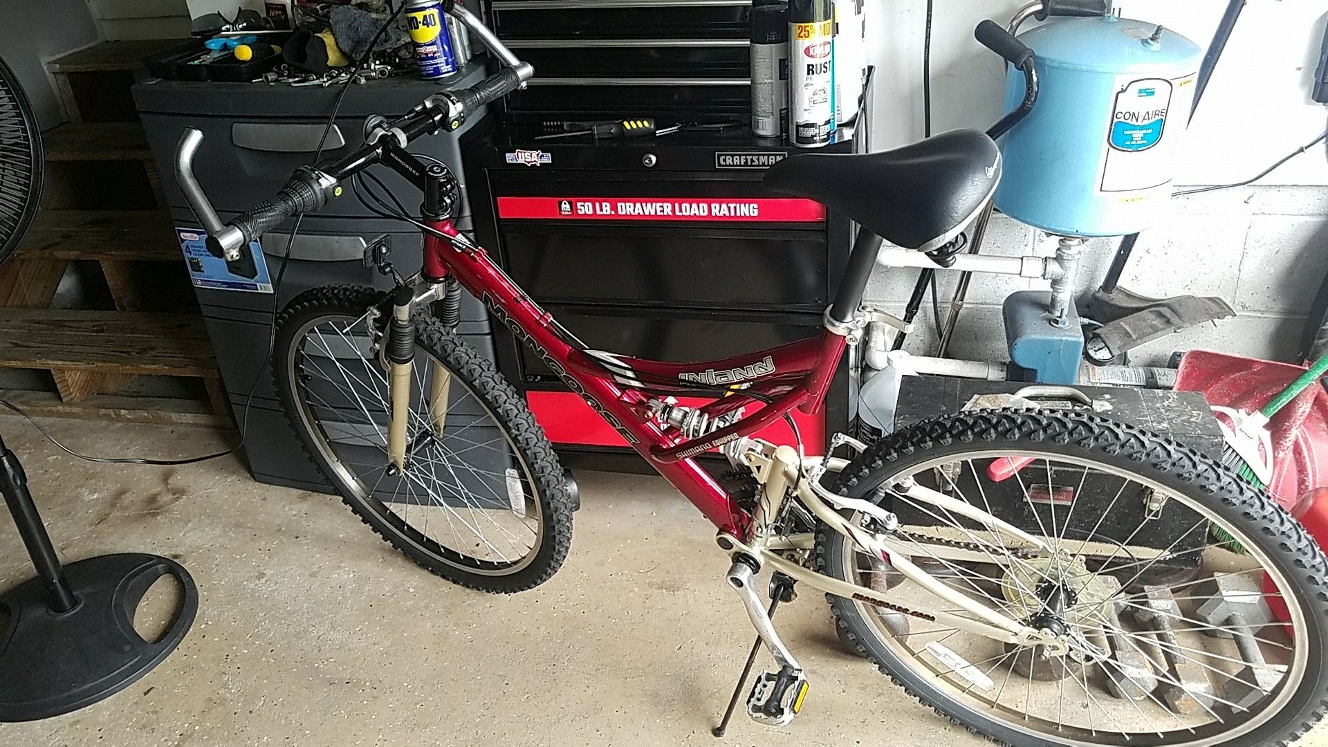 Heavy duty Mongoose Inland mountain bike 26inch