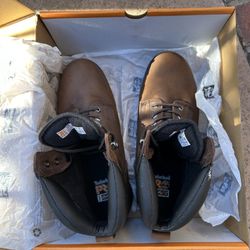 Timberland Pit Boss Steel Toe Work Shoes 