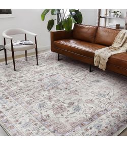 Area Rug 5'x7' Washable Rug 