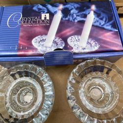 New Crystal Collection Candle Holders