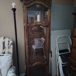 Wood/Glass Shelf Case