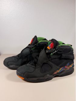 Air Jordan 8 Retro Black Sneakers, size 11