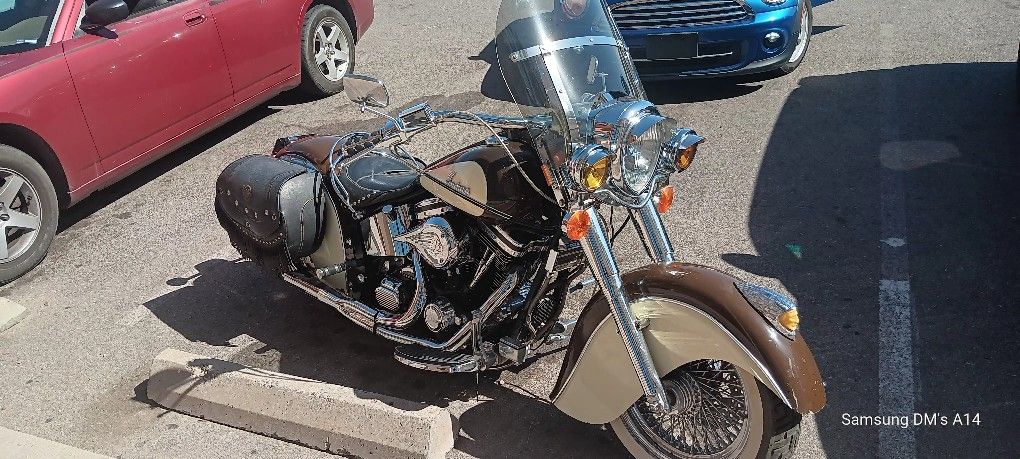 1999 INDIAN CHIEF GILROY STAMPED #614 OUT 1100 MADE WITH THE S&S HD ENGINE 