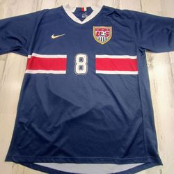 Nike USA USMNT 2006/2007 Away #8 Clint Dempsey Soccer Jersey Men Large