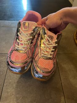 Bottega Veneta Orbit Sneakers Pink Gold
