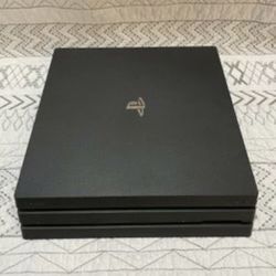 PS4 Pro With 2 Controllers 