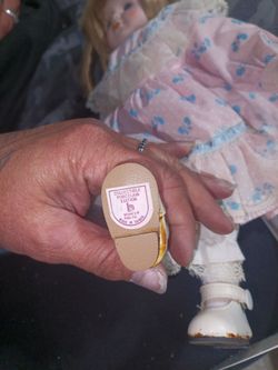 Brinn’s Collectible Porcelain Edition doll named Sabrina.