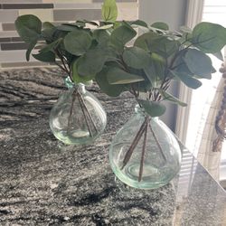 Vase with Artificial Plants 