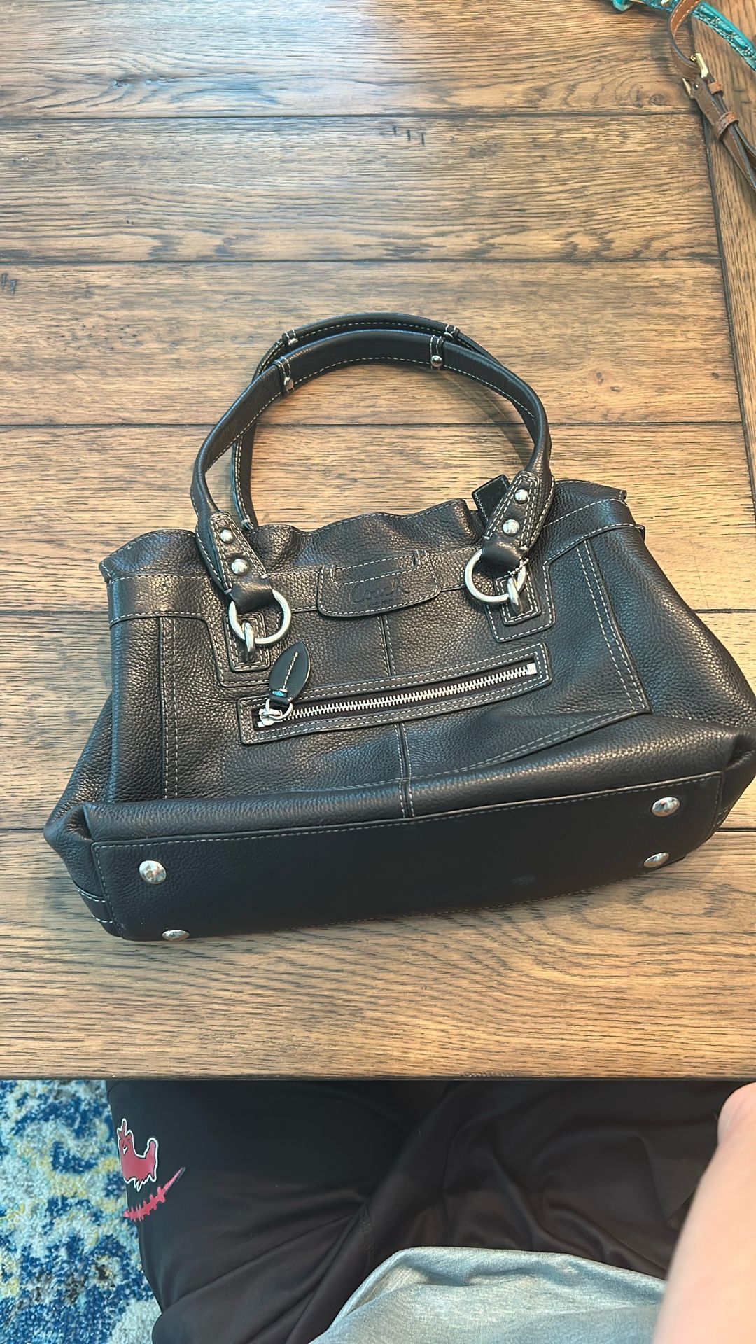 Black Coach Bag.
