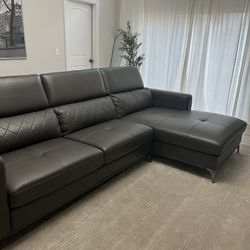 Moving Sale - Sectional And Dining Table With Chairs