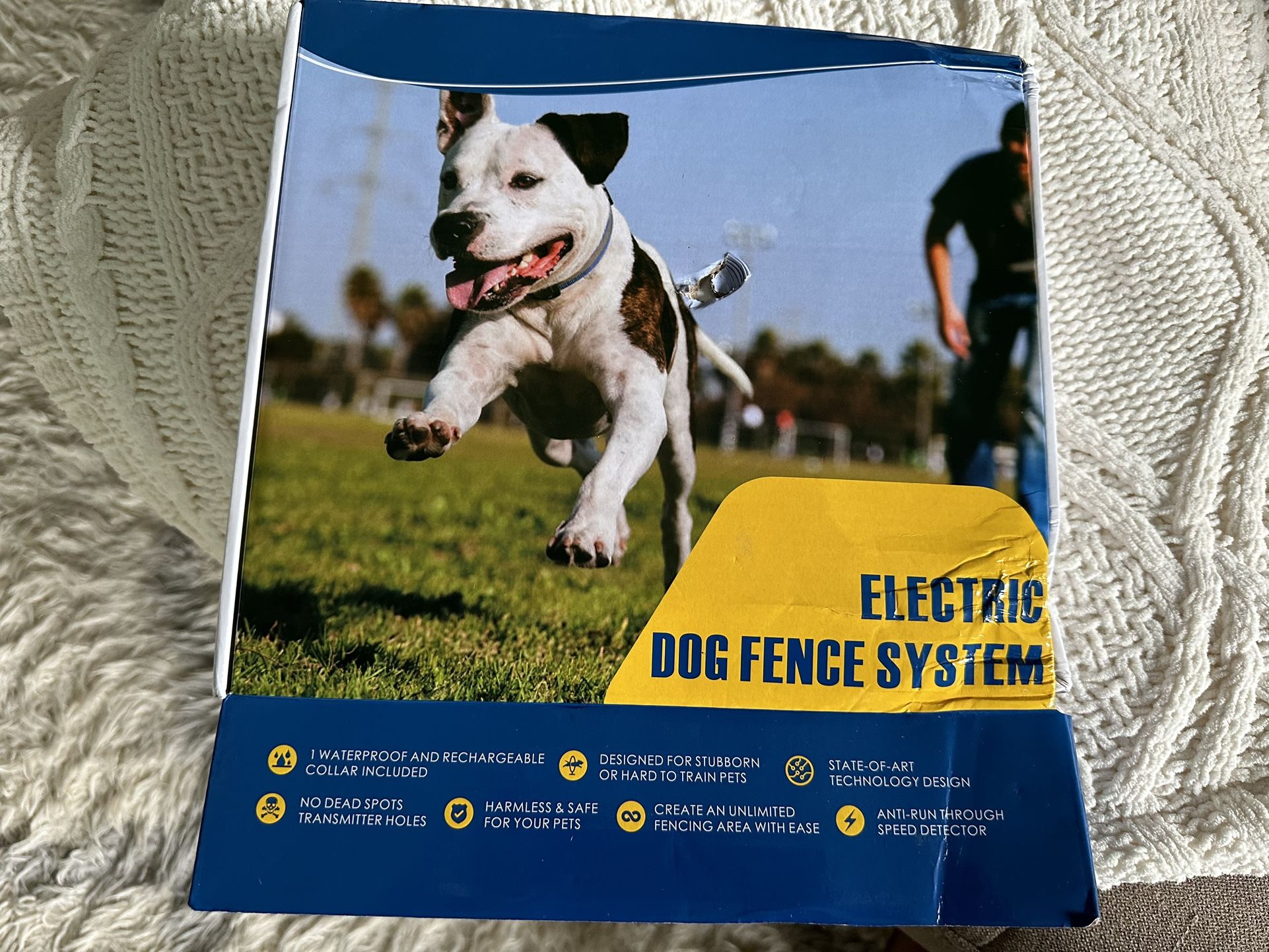 Masbrill Electric Dog Fence System with 2 Collars