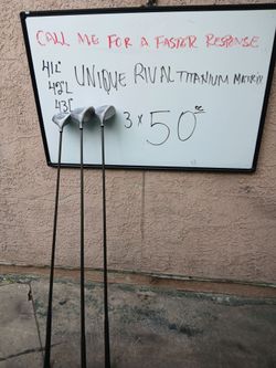 Unique Rival Titanium Matrix Golf Woods – Set of 3