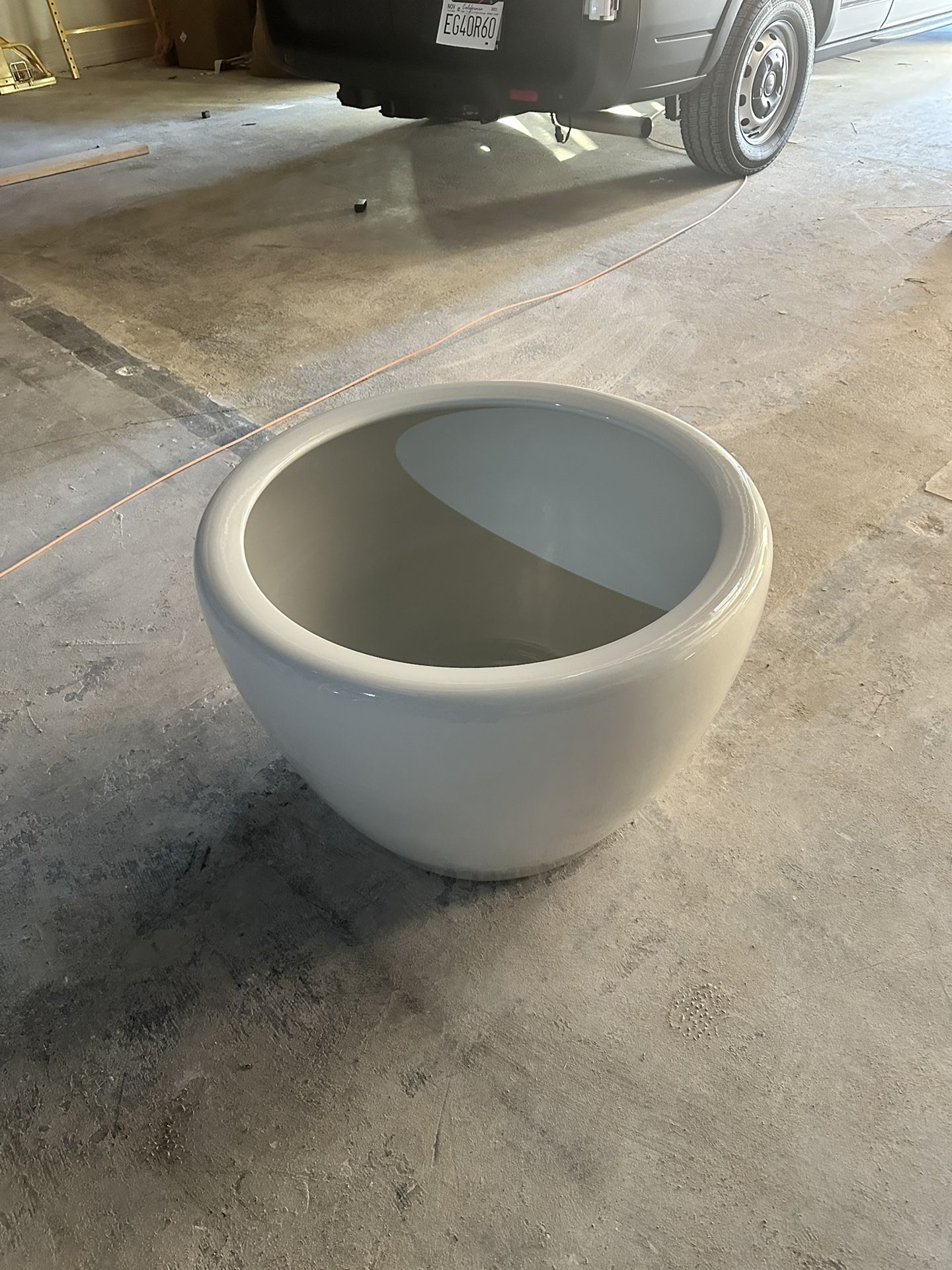 White Ceramic Planters Pot