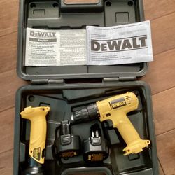 Dewalt Cordless drill and flashlight.