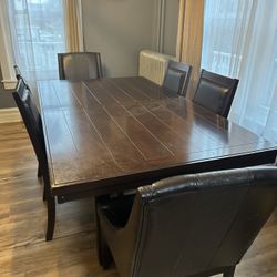 Dining Room Table/buffet/shelf