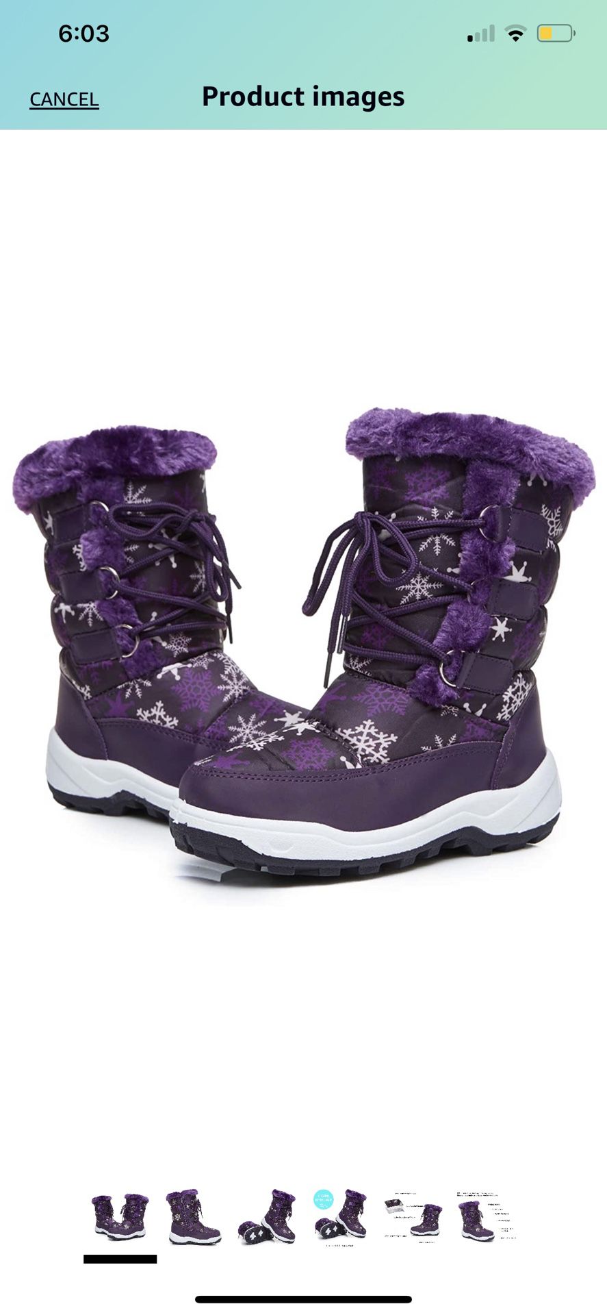 Snow boots toddler