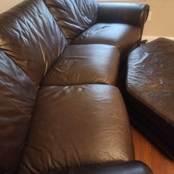Italian Leather Couch