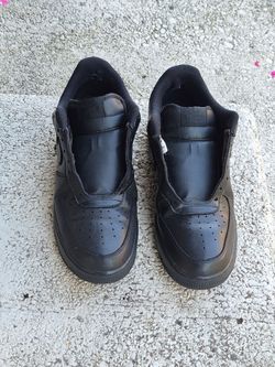 Mens black nike air force 1s