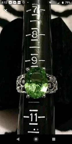 Green Quartz Ring