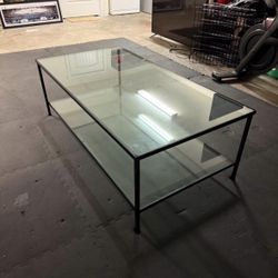 Black/Glass Coffee Table