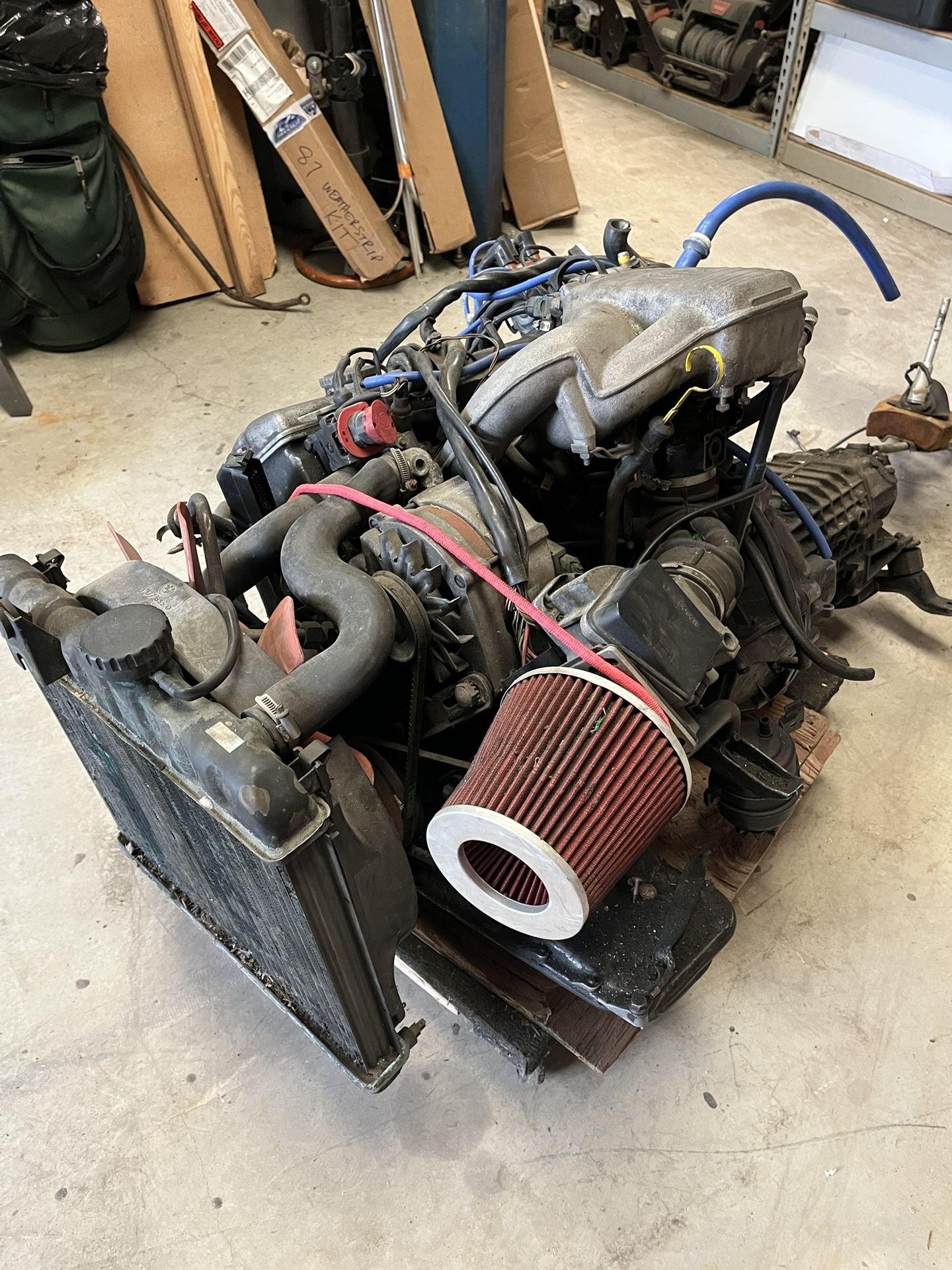 BMW E30 318i Complete Motor, Transmission, Radiator  ready To Install