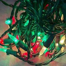 LED Lights- Red, White And Green