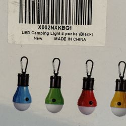 LED Camping Lights (Set of 4)