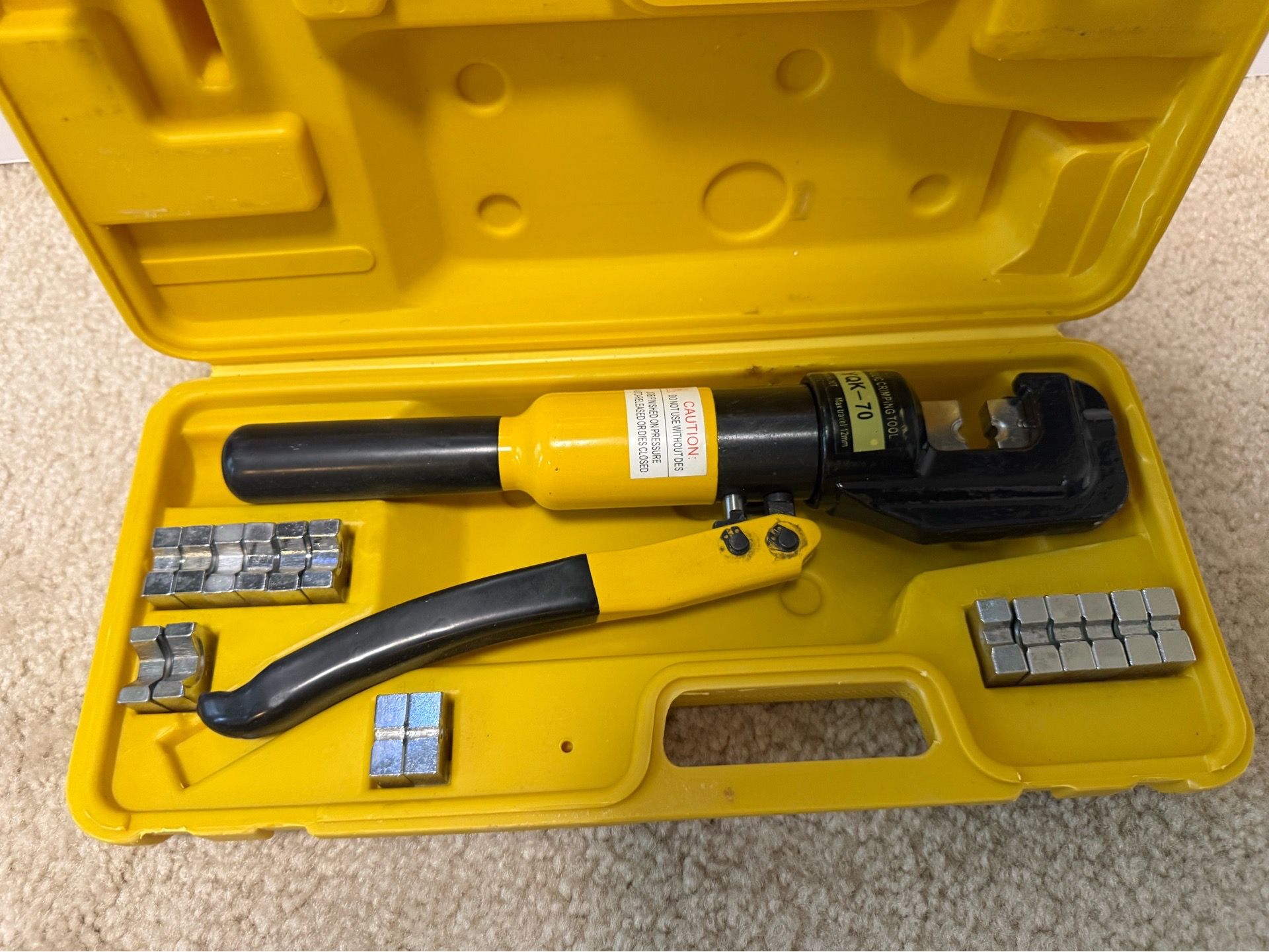 Crimping tool, Hyadraulic